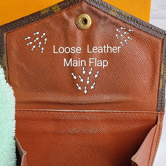 'LOUIS VUITTON' 'PORTEFEUILLE 'ELISE' TRIFOLD LEATHER MONOGRAM WALLET & BOX SET - Picture 15 of 16